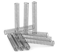 GUNGY Ressort de Compression 80mm Ressorts Compression en Acier Inoxydable Diamètre du Fil 1mm Diamètre Extérieur 12mm Force du ressort 1,8KG 10 Pièces