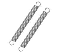 GUNGY Ressort de Traction 150mm Ressorts de Tension avec Crochets Ressorts en Acier Inoxydable Diamètre du Fil 2,5mm Diamètre Extérieur 16mm Force 19KG 2 Pièces