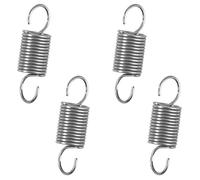 GUNGY Ressort de Traction 25mm Ressorts de Tension avec Crochets à 90 Degrés Ressorts en Acier Inoxydable Diamètre du Fil 0,8 mm Diamètre Extérieur 8mm Force 1,3KG 10 Pièces