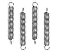 GUNGY Ressort de Traction 30mm Ressorts de Tension avec Crochets à 90 Degrés Ressorts en Acier Inoxydable Diamètre du Fil 0,6 mm Diamètre Extérieur 4mm Force 1,1KG 20 Pièces