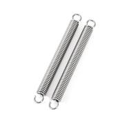 GUNGY Ressort de Traction 50mm Ressorts de Tension avec Crochets Ressorts en Acier Inoxydable Diamètre du Fil 0,8 mm Diamètre Extérieur 5mm Force 2,12KG 20 Pièces