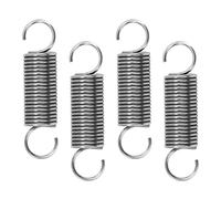 GUNGY Ressort de Traction 55mm Ressorts de Tension avec Crochets Ressorts en Acier Inoxydable Diamètre du Fil 1,5 mm Diamètre Extérieur 14mm Force 3,9KG 4 Pièces