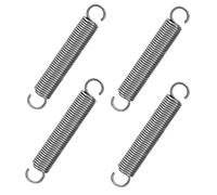GUNGY Ressort de Traction 60mm Ressorts de Tension avec Crochets Ressorts en Acier Inoxydable Diamètre du Fil 1,2mm Diamètre Extérieur 10mm Force 3,2KG 4 Pièces