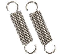 GUNGY Ressort de Traction 70mm Ressorts de Tension avec Crochets Ressorts en Acier Inoxydable Diamètre du Fil 2mm Diamètre Extérieur 16mm Force 8,8KG 2 Pièces
