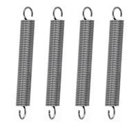 GUNGY Ressort de Traction 75mm Ressorts de Tension avec Crochets à 90 Degrés Ressorts en Acier Inoxydable Diamètre du Fil 1,2 mm Diamètre Extérieur 10mm Force 3,2KG 4 Pièces