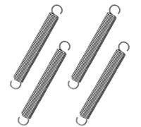 GUNGY Ressort de Traction 80mm Ressorts de Tension avec Crochets Ressorts en Acier Inoxydable Diamètre du Fil 1,2mm Diamètre Extérieur 10mm Force 3,2KG 4 Pièces