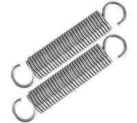 GUNGY Ressort de Traction 90mm Ressorts de Tension avec Crochets Ressorts en Acier Inoxydable Diamètre du Fil 2mm Diamètre Extérieur 18mm Force 8,3KG 2 Pièces