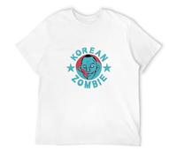 Guniangjia Joe Rogan Korean Zombie Ultimate Fighting Fan T Shirt Men Short Sleeve T- Shirt T-Shirt White XL