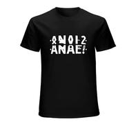 Guniangjia Men's Anal Hidden Message The Anal Funny T-Shirt Size Black M