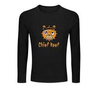 Guniangjia Men's Chief Keef Long Sleeve Round Neck T-Shirt XXL