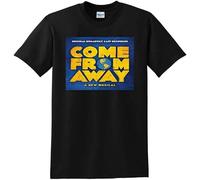 Guniangjia Men's Come from Afar T-Shirt Broadway Musical Black L