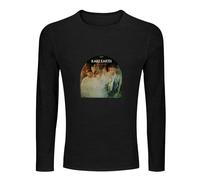 Guniangjia Men's Rare Earth Long Sleeve T-Shirt Feel Soft L