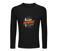 Guniangjia Men's The Reverend Horton Heat Live and Loud Long Sleeve T-Shirt Feel Soft L