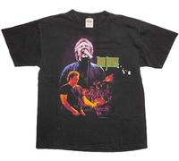 Guniangjia Men's Tom Jones 1999 World Tour T Shirt Black Band Size XL Black XXL