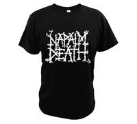 Guniangjia Napalm Death Men's Black T-Shirt Black M
