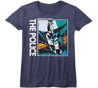 Guniangjia Sting & The Police Message in A Bottle Album Cover Men's T Shirt Top Navy M