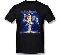 Guniangjia Veronicanelson Men's The Neverending Story Fantasy Movie Cool Casual T-Shirts Black 3XL