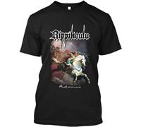 Guniangjia VvieeR NWT Rippikoulu Musta Seremonia Finland Death Metal Retro Logo T-Shirt Size S-4 Black M