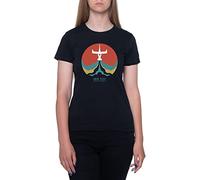 Gunmant Bebop See You Scape Cowboy T-Shirt Noir Femme Manches Courtes Col Rond Black Womens XL