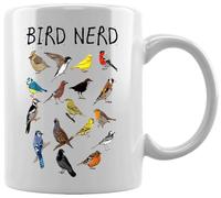 GUNMANTOR Bird Nerd Différents Types D'oiseaux Tasse en Céramique Blanche De Bureau Tasse Thé Café à La Maison