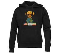 GUNMANTOR Conflit Entre Israël Et L'iran Noir Sweatshirt à Capuche Hommes Femmes Unisexe Manches Longues Col Rond