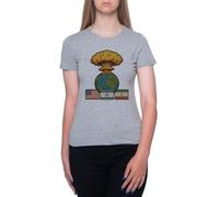 GUNMANTOR Conflit Entre Israël Et L'iran T-Shirt Gris Femme Manches Courtes Col Rond