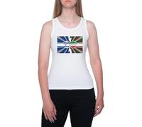 GUNMANTOR Confrontation Iran-Israël Blanc sans Manches pour Femmes