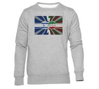 GUNMANTOR Confrontation Iran-Israël Gris Pull Hommes Femmes Unisexe Manches Longues Col Rond