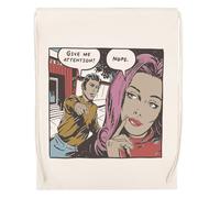 GUNMANTOR Donne-Moi De L'attention Beige Sac de Sport Voyage Durable et Respectueux de l'environnemen