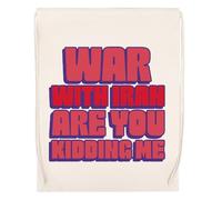 GUNMANTOR Guerre Avec L'iran, Vous Vous Moquez De Moi Beige Sac de Sport Voyage Durable et Respectueux de l'environnemen