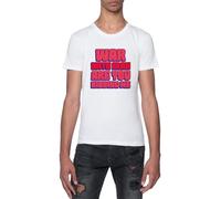 GUNMANTOR Guerre avec L'iran, Vous Vous Moquez De Moi T-Shirt Blanc Homme Manches Courtes Col Rond