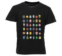 GUNMANTOR Guide Gyroïde T-Shirt Noir Enfants Garçons Filles Manches Courtes Col Rond