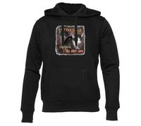 GUNMANTOR I Do Not Think Therefore I Do Not Am Noir Sweatshirt à Capuche Hommes Femmes Unisexe Manches Longues Col Rond Hoodie Black Unisex