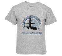 GUNMANTOR Il Existe Deux Types De Navires Maglietta Grey Girocollo Manica Corta per Bambini Ragazzi Ragazze