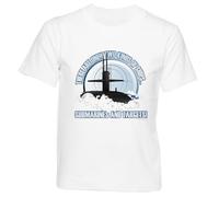 GUNMANTOR Il Existe Deux Types De Navires T-Shirt Blanc Enfants Garçons Filles Manches Courtes Col Rond