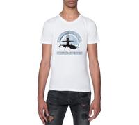 GUNMANTOR Il Existe Deux Types De Navires T-Shirt Blanc Homme Manches Courtes Col Rond