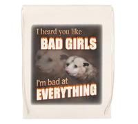 GUNMANTOR J'ai Entendu Dire Que Tu Aimais Les Mauvaises Filles Beige Sac de Sport Voyage Durable et Respectueux de l'environnemen