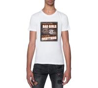 GUNMANTOR J'Ai Entendu Dire Que Tu Aimais Les Mauvaises Filles T-Shirt Blanc Homme Manches Courtes Col Rond