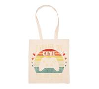 GUNMANTOR J'ai Mis Mon Jeu En Pause Pour Être Ici Sac à Provisions Beige Réutilisable Durable écologique Reusable Shopping Bag