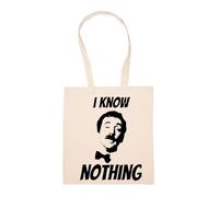 GUNMANTOR Je Ne Sais Rien Sac à Provisions Beige Réutilisable Durable écologique Reusable Shopping Bag