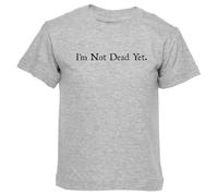 GUNMANTOR Je Ne suis Pas Encore Mort Maglietta Grey Girocollo Manica Corta per Bambini Ragazzi Ragazze