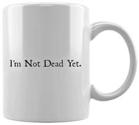GUNMANTOR Je Ne Suis Pas Encore Mort Tasse en Céramique Blanche De Bureau Tasse Thé Café à La Maison