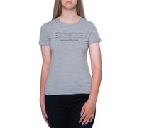 GUNMANTOR Le Mythe du Gingembre T-Shirt Gris Femme Manches Courtes Col Rond