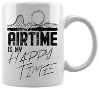 GUNMANTOR Le Temps D'antenne Est Mon Moment De Bonheur Tasse en Céramique Blanche De Bureau Tasse Thé Café à La Maison
