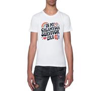 GUNMANTOR L'ère des Survivants De La Chlamydia T-Shirt Blanc Homme Manches Courtes Col Rond
