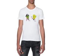GUNMANTOR L'ère Vulgaire T-Shirt Blanc Homme Manches Courtes Col Rond