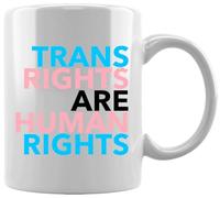 GUNMANTOR Les Droits Des Transgenres Sont Des Droits Humains 2.0 Tasse en Céramique Blanche De Bureau Tasse Thé Café à La Maison