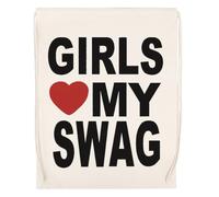 GUNMANTOR Les Filles Adorent Mon Swag Beige Sac de Sport Voyage Durable et Respectueux de l'environnemen