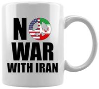 GUNMANTOR Maintenant La Guerre Avec L'iran Tasse en Céramique Blanche De Bureau Tasse Thé Café à La Maison