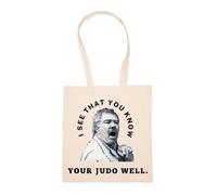 GUNMANTOR Manifeste Pour La Démocratie Judo Sac à Provisions Beige Réutilisable Durable écologique Reusable Shopping Bag